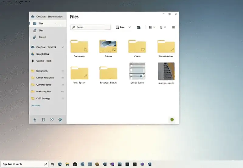 Windows 10x File Explorer Icon