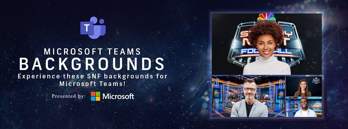 NBC release free Saturday Night Football Microsoft Teams Backgrounds