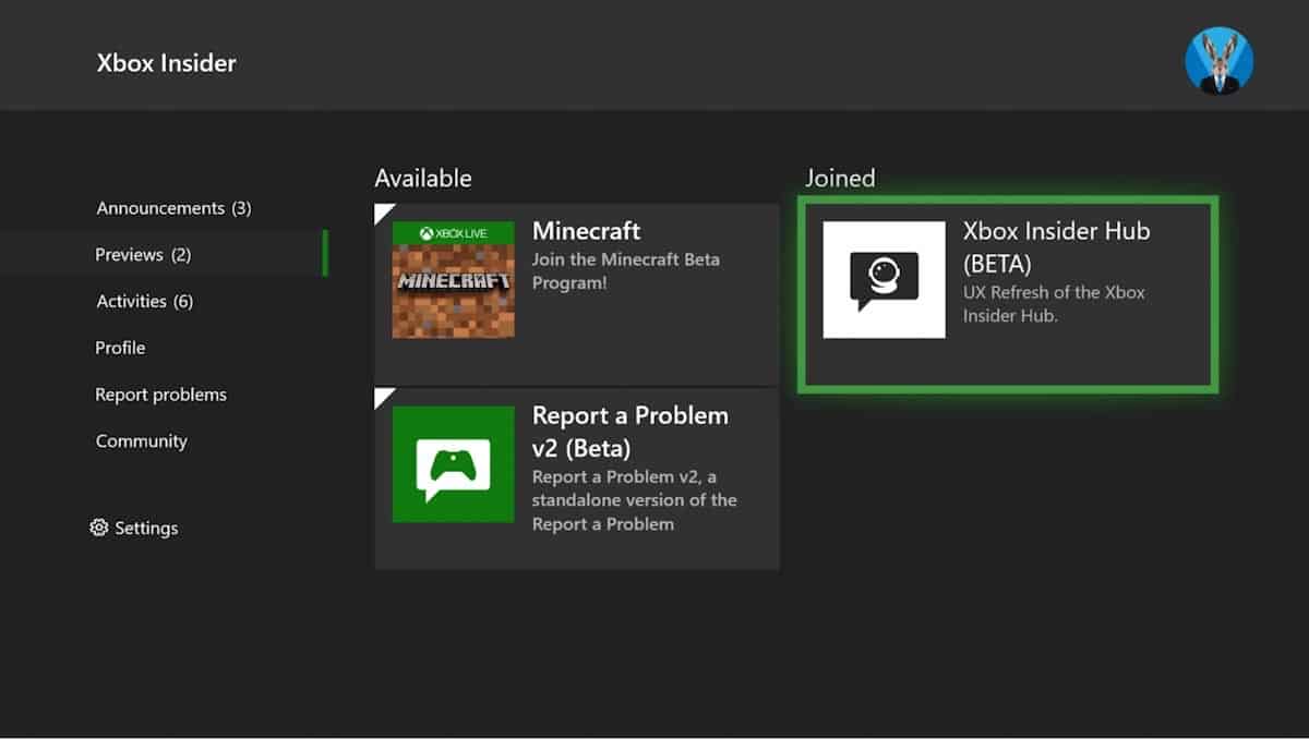 New Xbox Insider Hub
