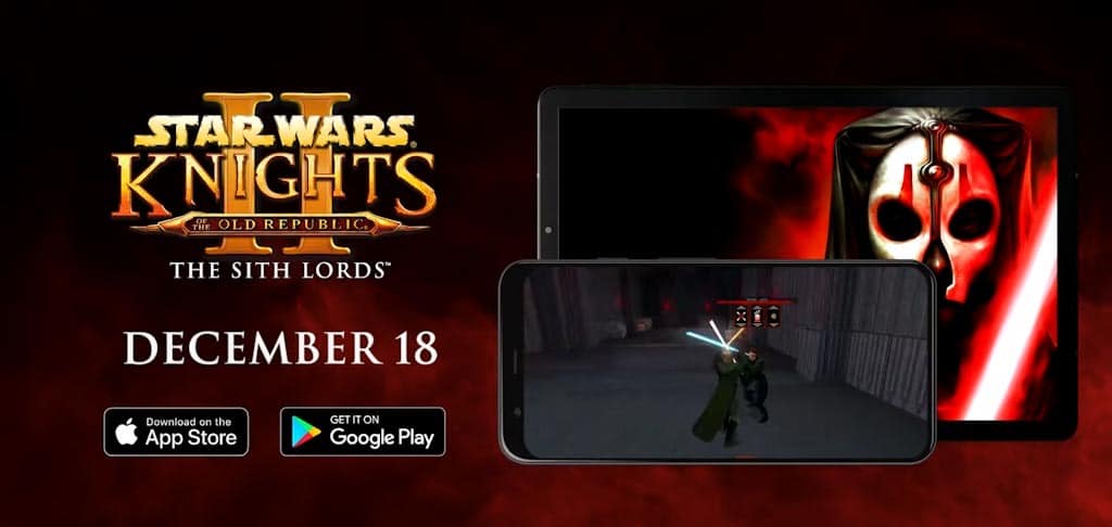 Star Wars: Knights of the Old Republic 2 konečně vychází na mobily