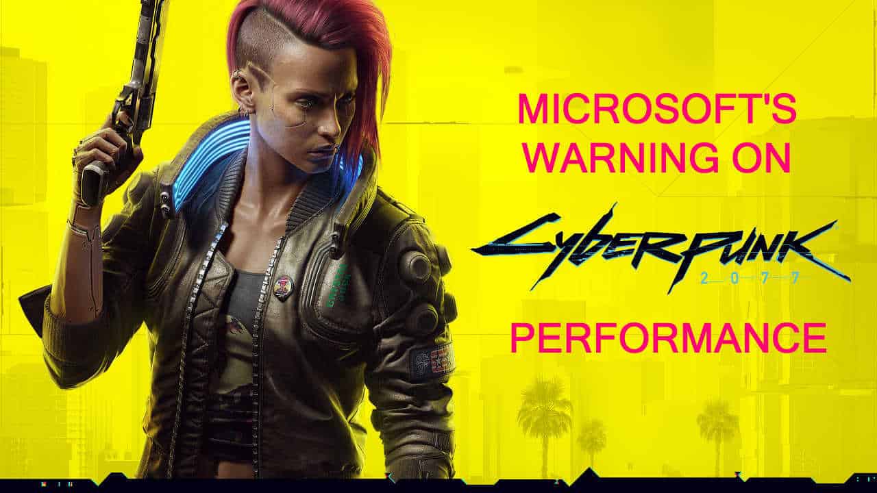 Microsoft adds a warning to their Cyberpunk 2077’s store page