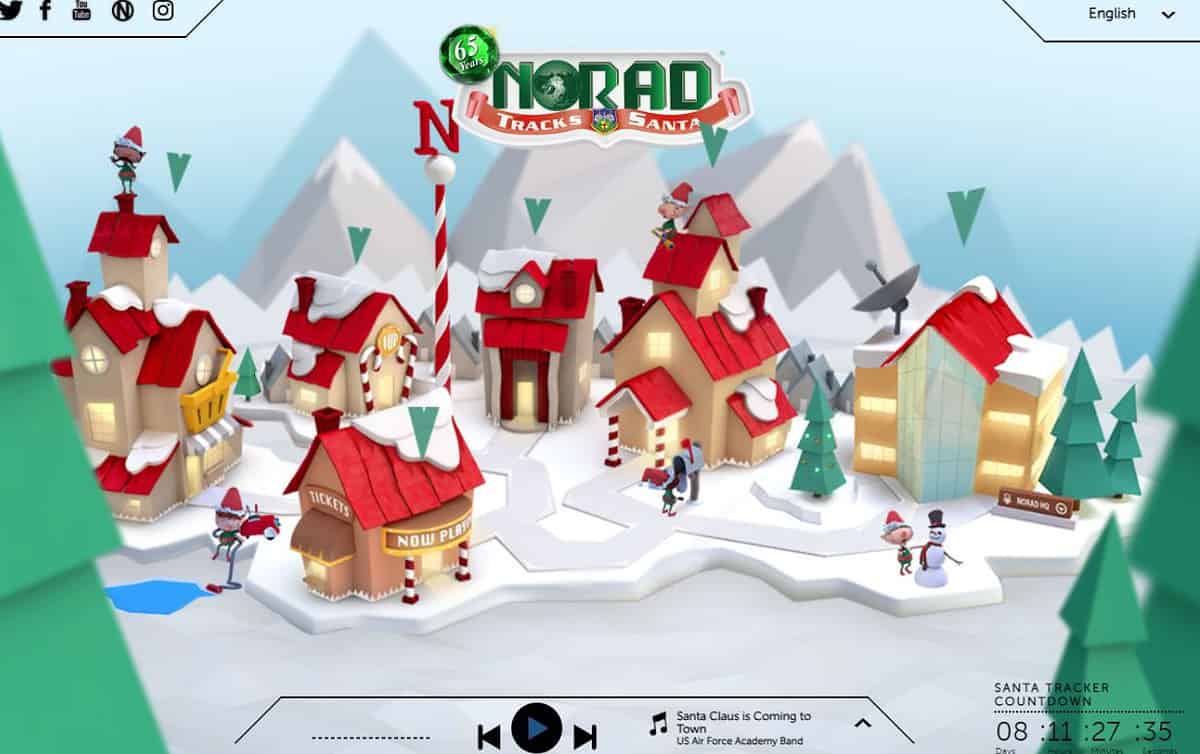 This year's NORAD Santa Tracker will be hosted on Microsoft Azure