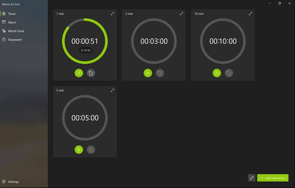 microsoft app utc clock