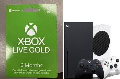 Xbox Live Gold subscription at $60
