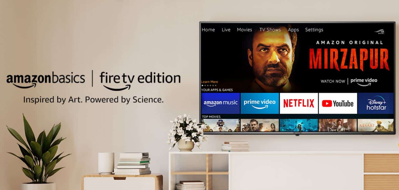 Amazon now selling its own line of Smart TVs in India - MSPoweruser