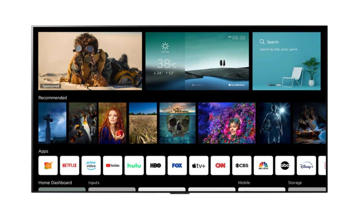 LG представляет платформу WebOS 6.0 Smart TV с обновленным дизайном главного экрана и многим другим