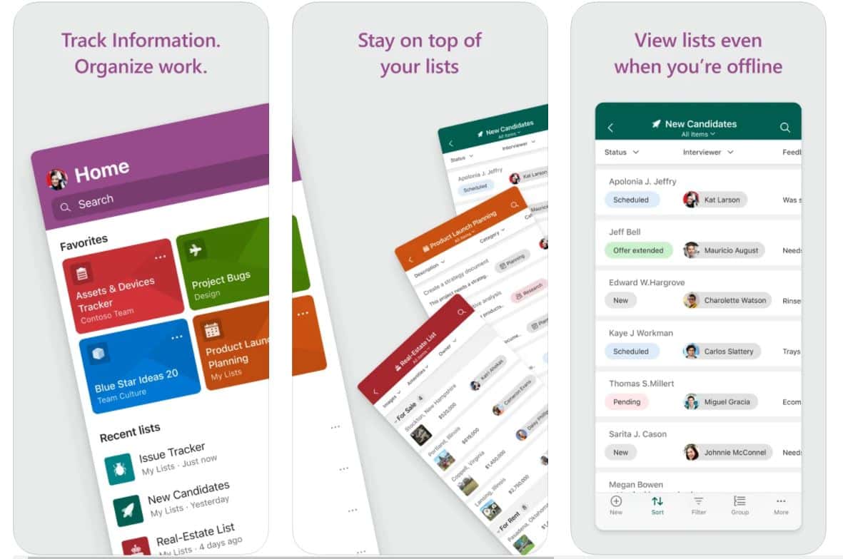 Microsoft Lists information tracker app is now available for all Microsoft Account holders