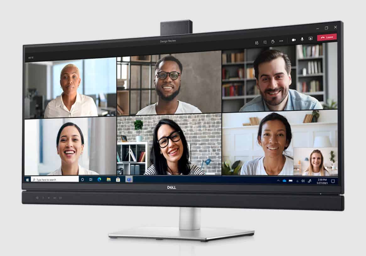 Microsoft Teams video conferencing monitors