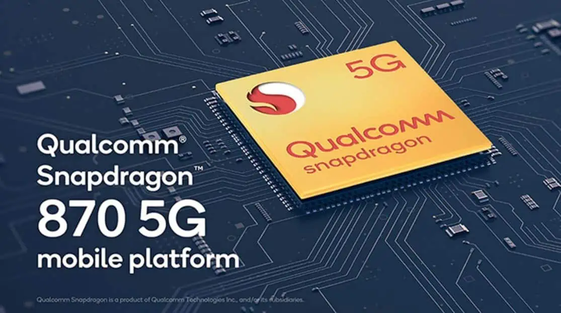 Qualcomm Announces Snapdragon 870 5G