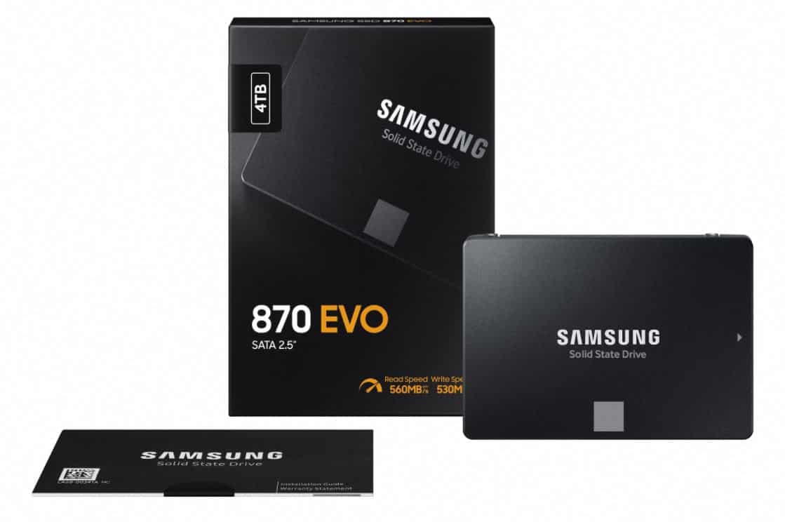 Samsung announces the new 870 EVO SSD with improved performance