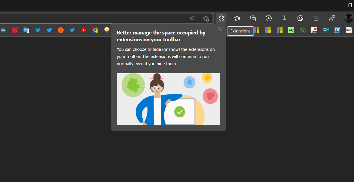 Latest Version of Microsoft Edge Lets You Control Extensions Through the  Toolbar