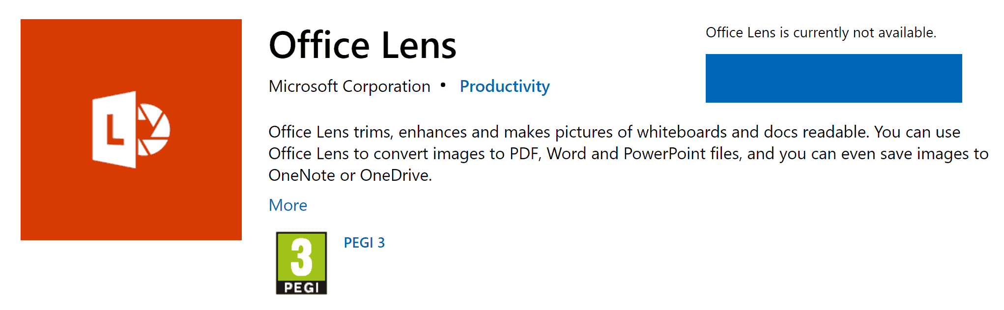 Microsoft removes Office Lens from the Microsoft Windows Store - MSPoweruser