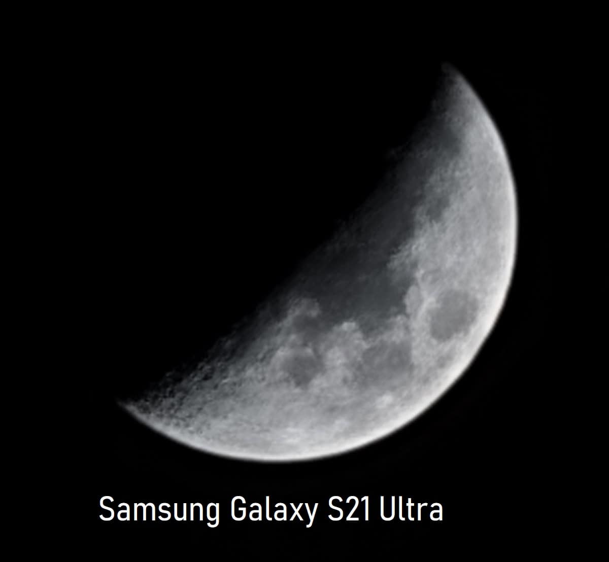 Samsung Galaxy S22 Ultra - 100X Moon ZOOM Shot With No Accessories 