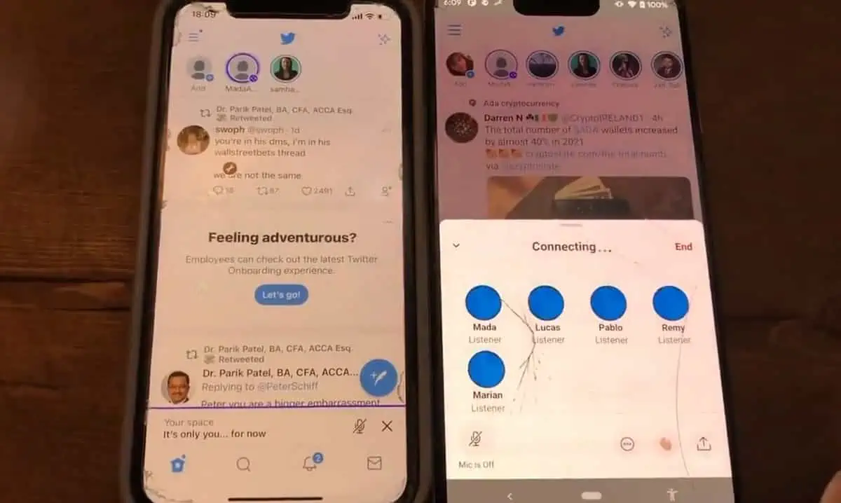 twitter spaces for android