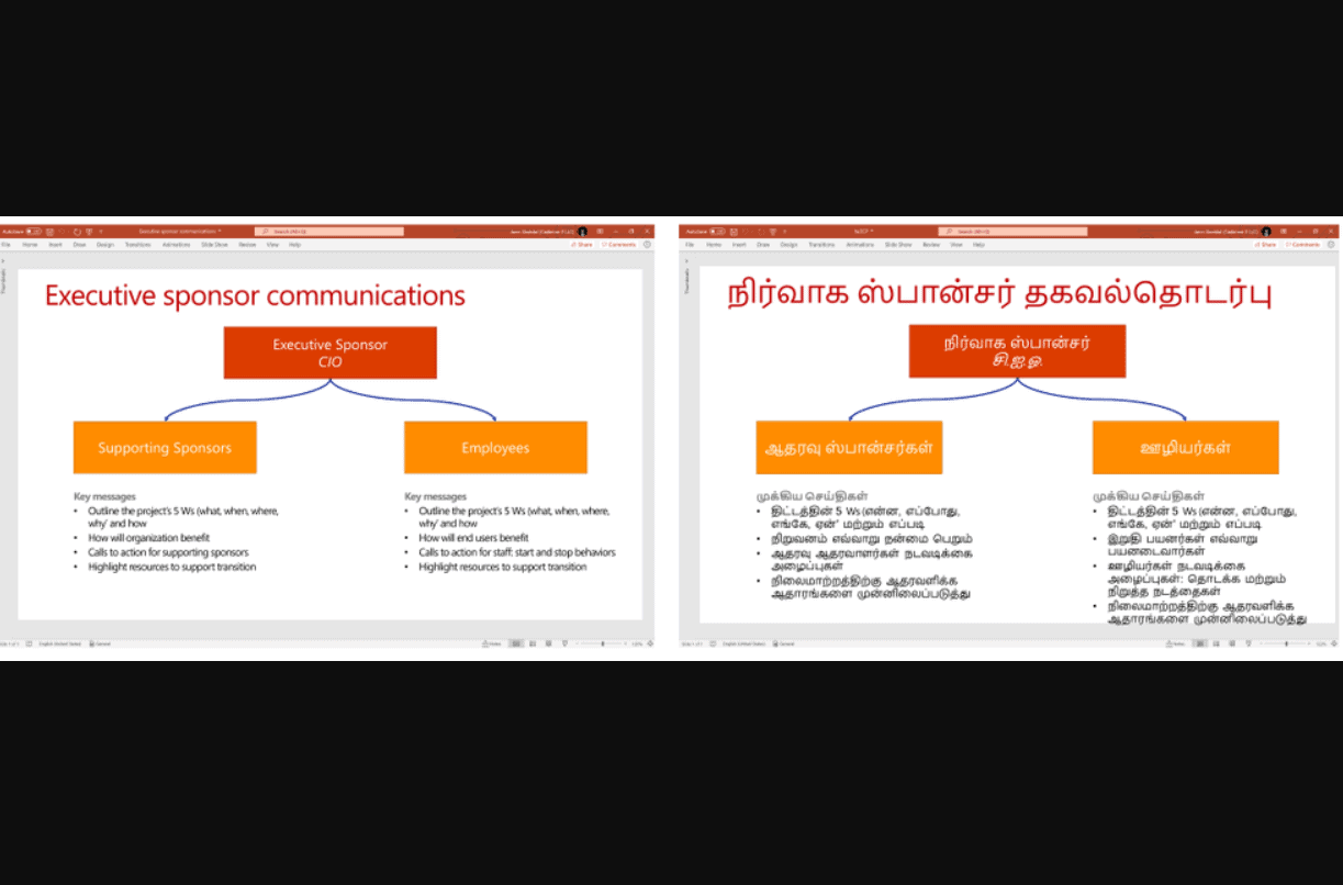 Microsoft Azure Document Translator service