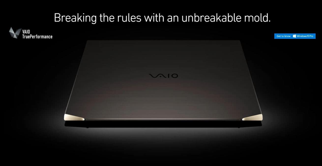 The new VAIO Z is the world’s first laptop with three-dimensional molded full carbon body design