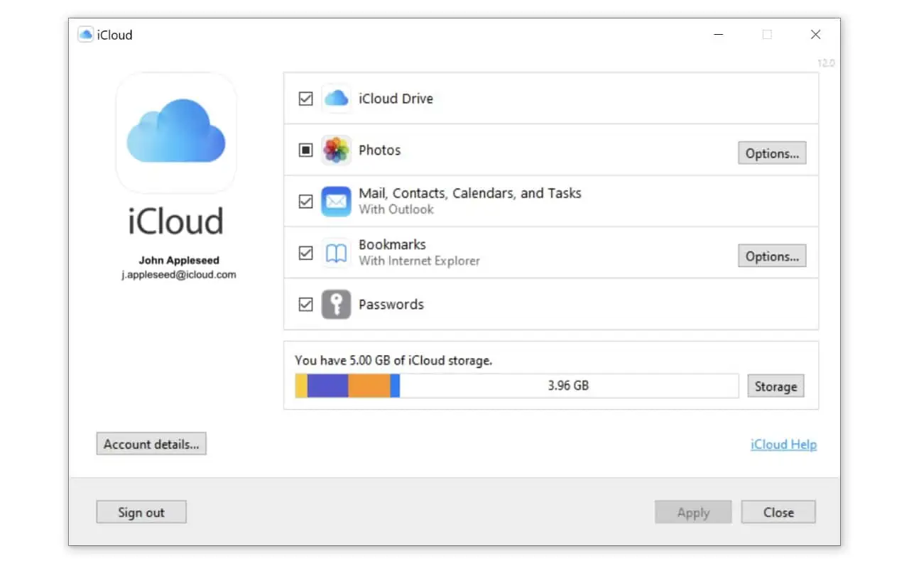 icloud chrome password sync