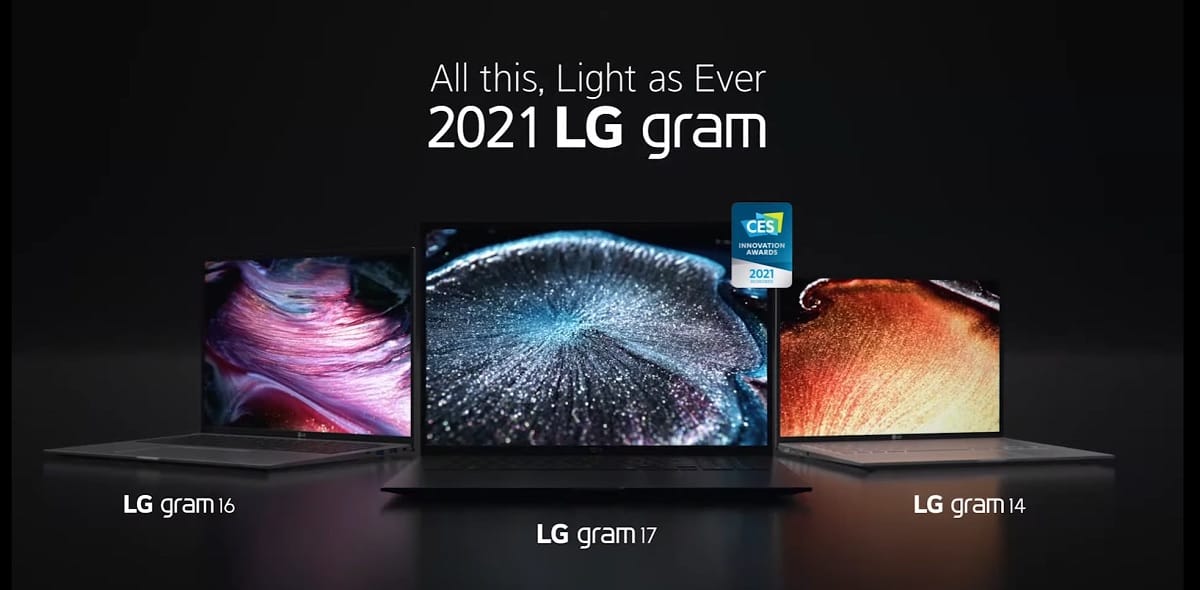 The LG Gram 2021 series now available