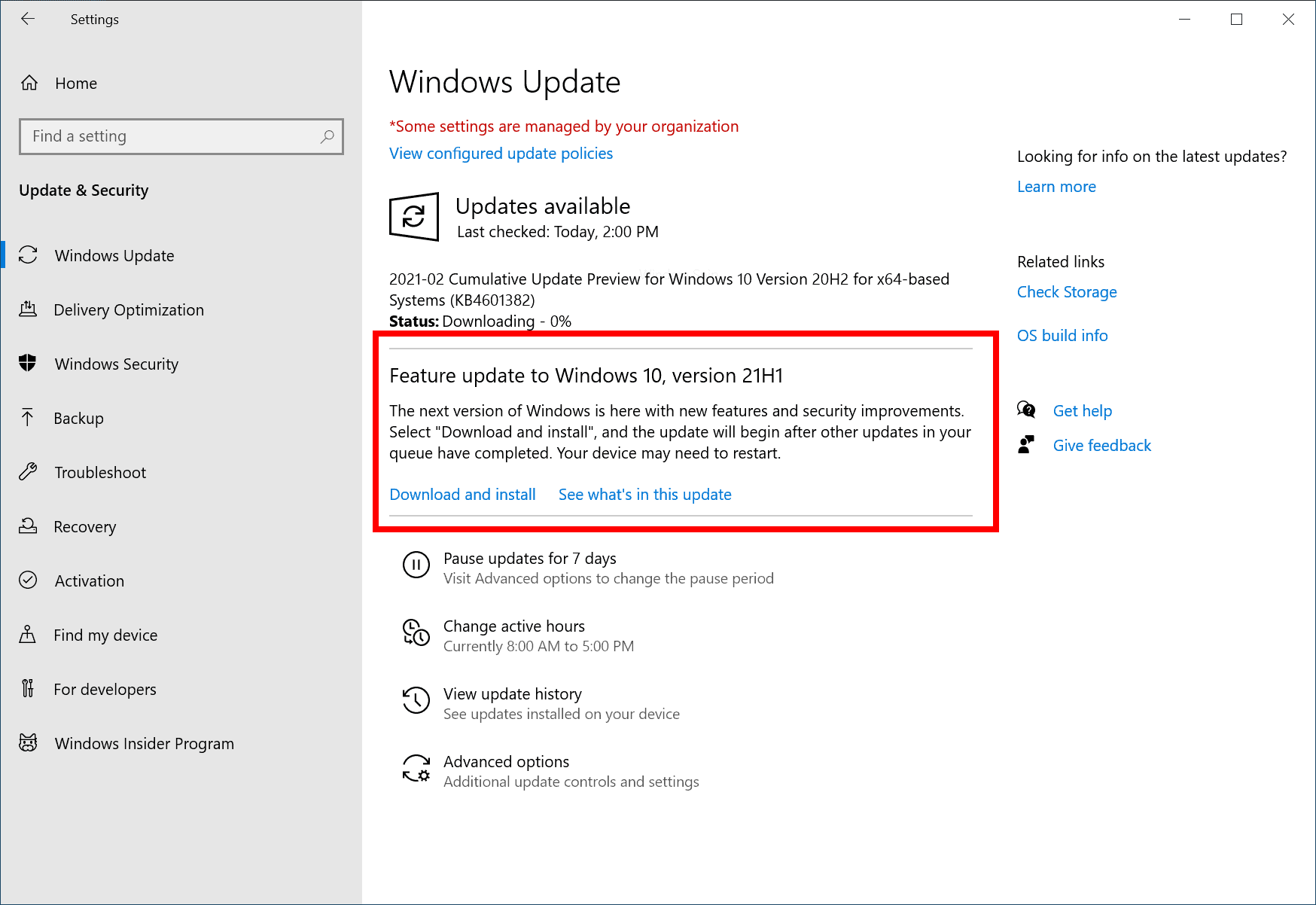 Microsoft is pushing Windows 10 Insider Preview Build 19043.844 (21H1) to all Insiders in the Beta channel