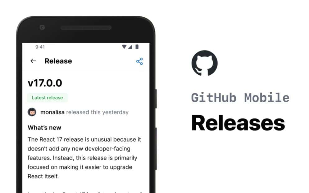 Mobilné vydania GitHub