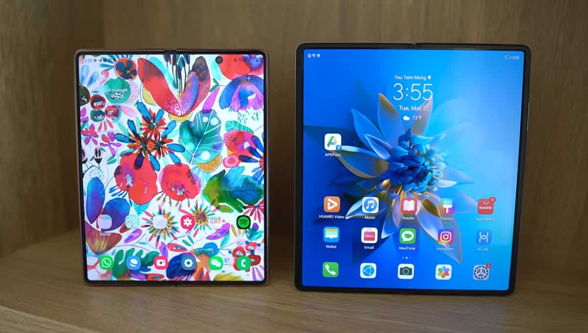 huawei mate xs vs galaxy fold 2