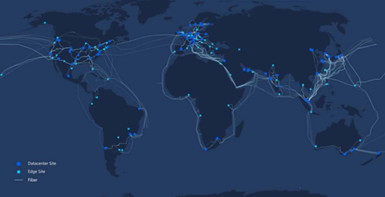 Mapa de red de Microsoft Azure