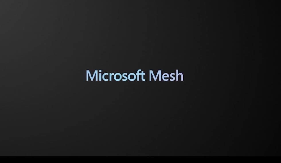 Microsoft Mesh platform