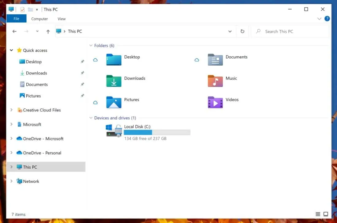 Microsoft releases Windows 10 Build 21343 with new Fluent icons in File Explorer