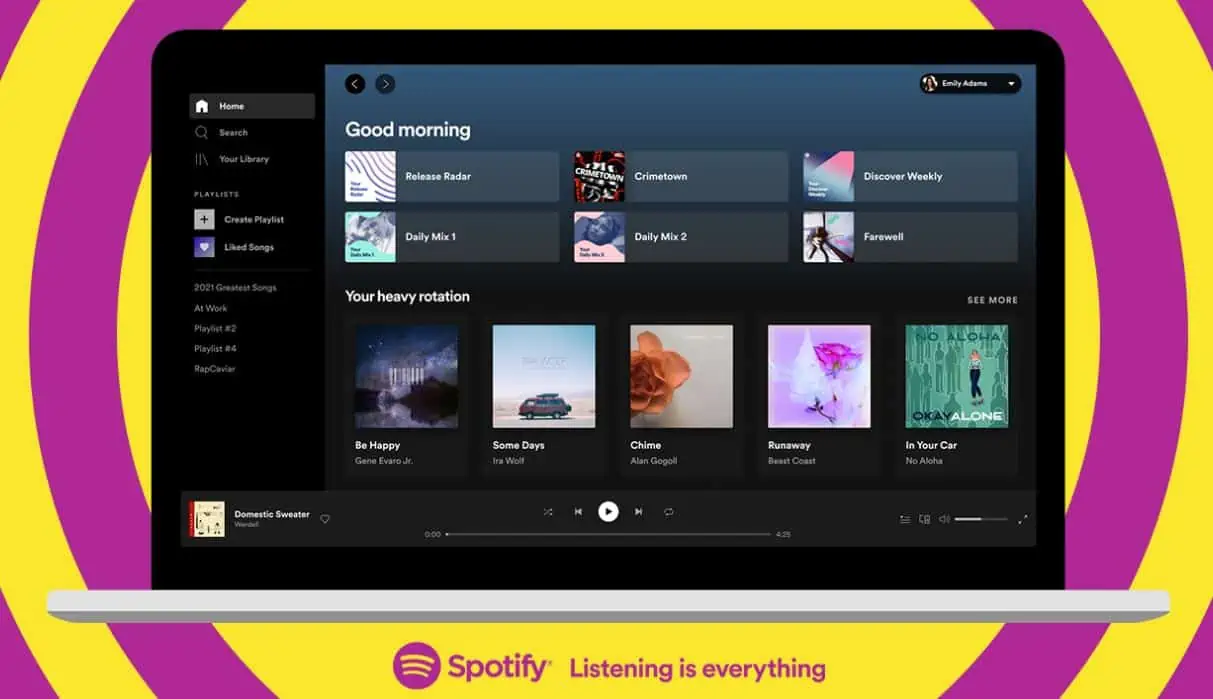 Spotifyは デスクトップおよびwebアプリのルックアンドフィールの改善を発表しました Mspoweruser