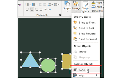 auto fix in powerpoint