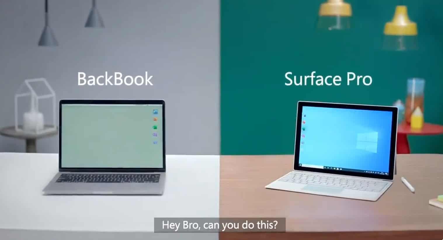 Microsoft attacks ‘BackBook’ in latest Surface ad