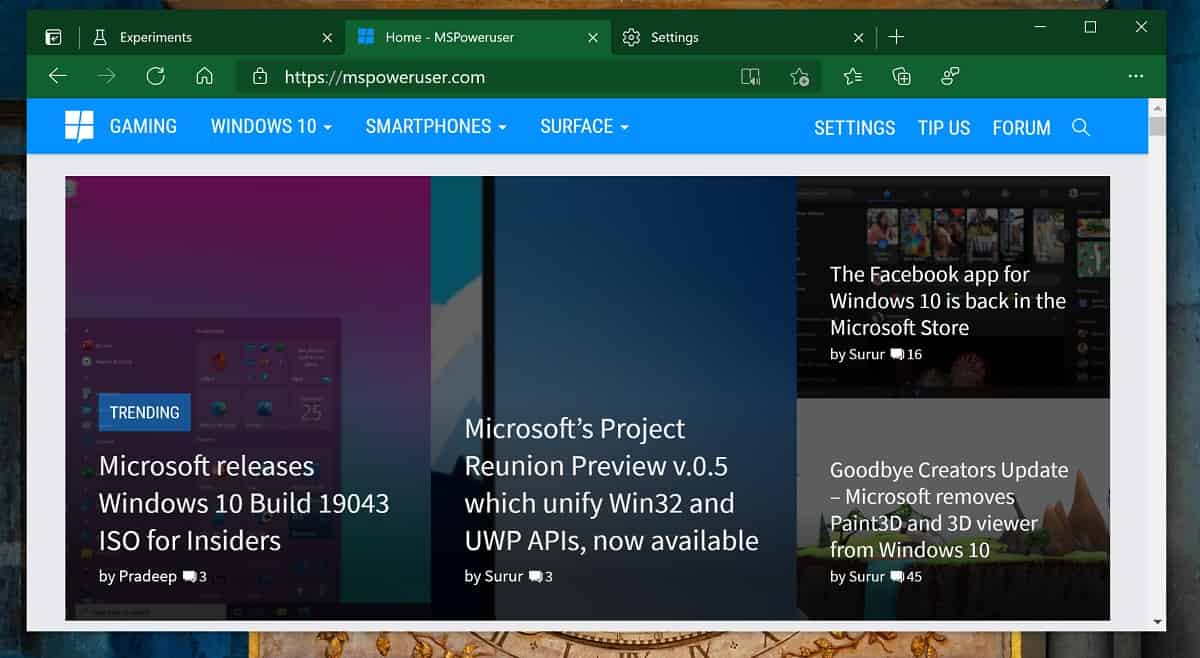 Microsoft Edge is getting a new Colour Picker and theming options