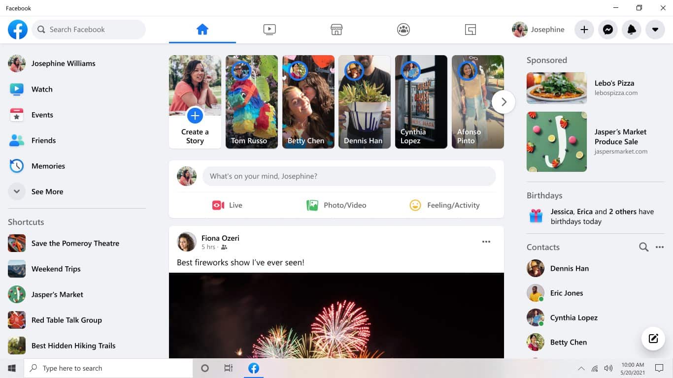 facebook app for windows 10 download