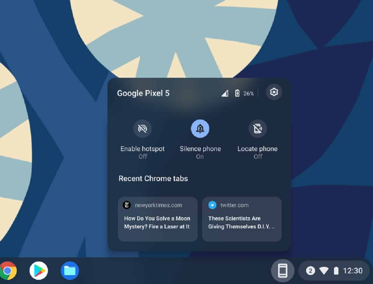 Google announce Phone Hub for Chrome OS