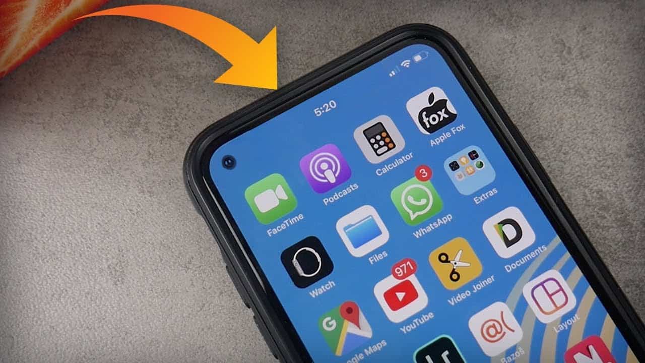 iPhone cu 14 găuri