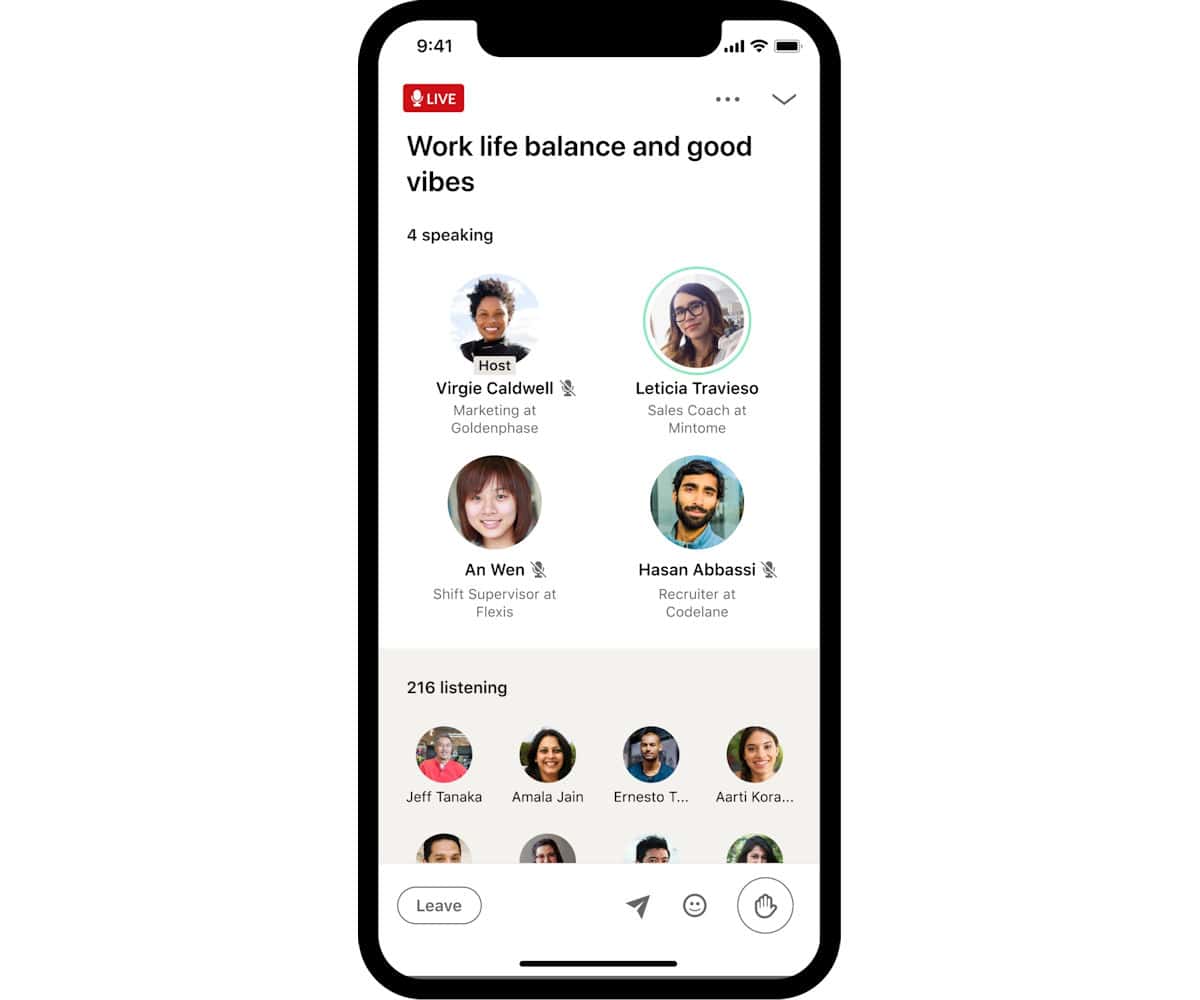 LinkedIn confirms Audio Rooms plans