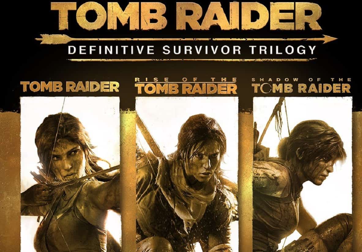 header för tomb raider-trilogin