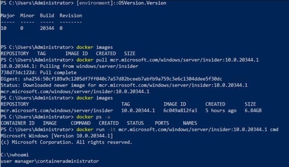 Microsoft releases a new Windows Base OS container image based on Windows Server 2022