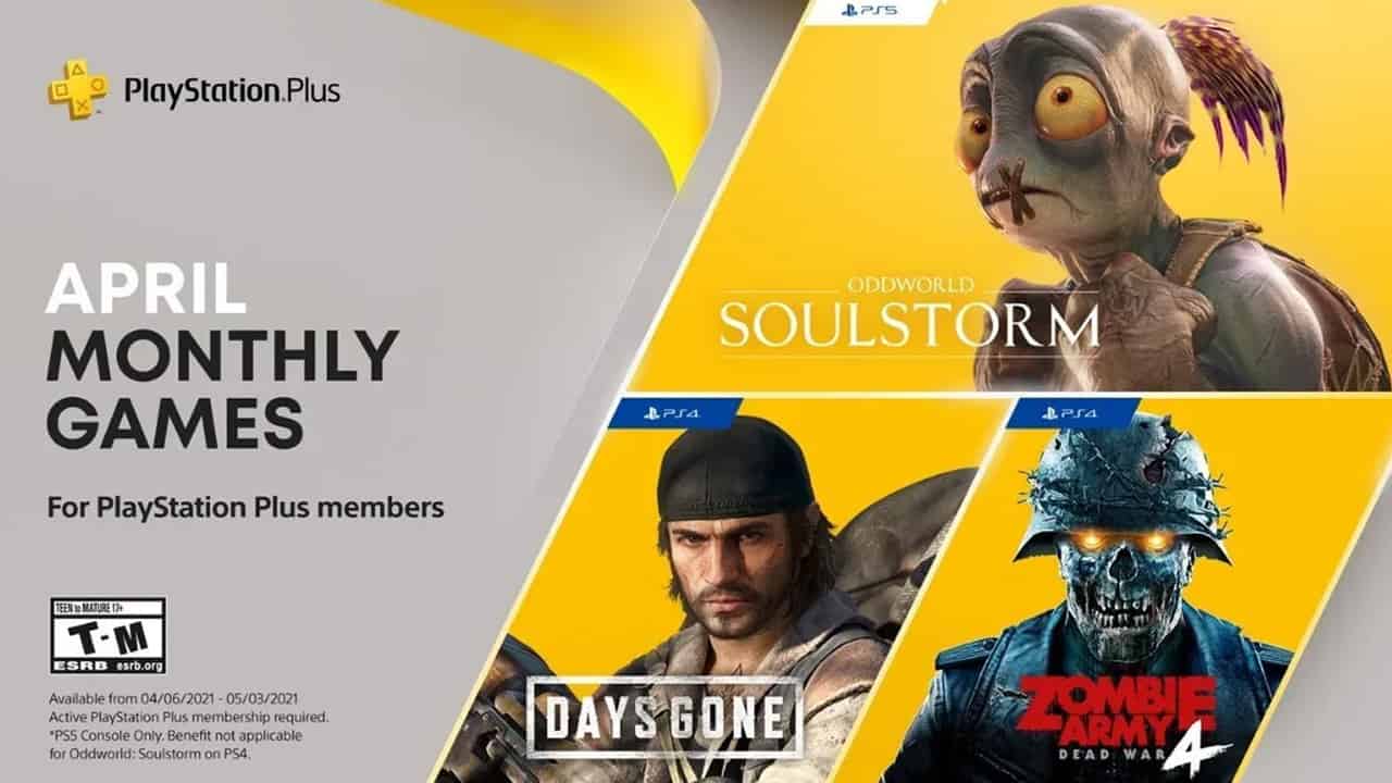 PlayStation Plus games for April unveiled