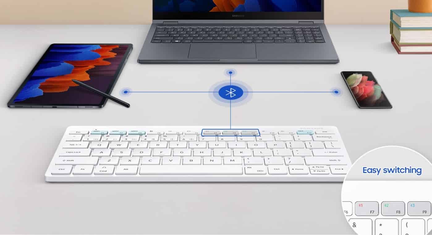 Samsung’s new Smart Keyboard Trio 500 can connect with three different devices at once