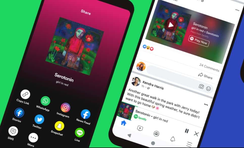 You can now enjoy audio from Spotify directly within Facebook through a