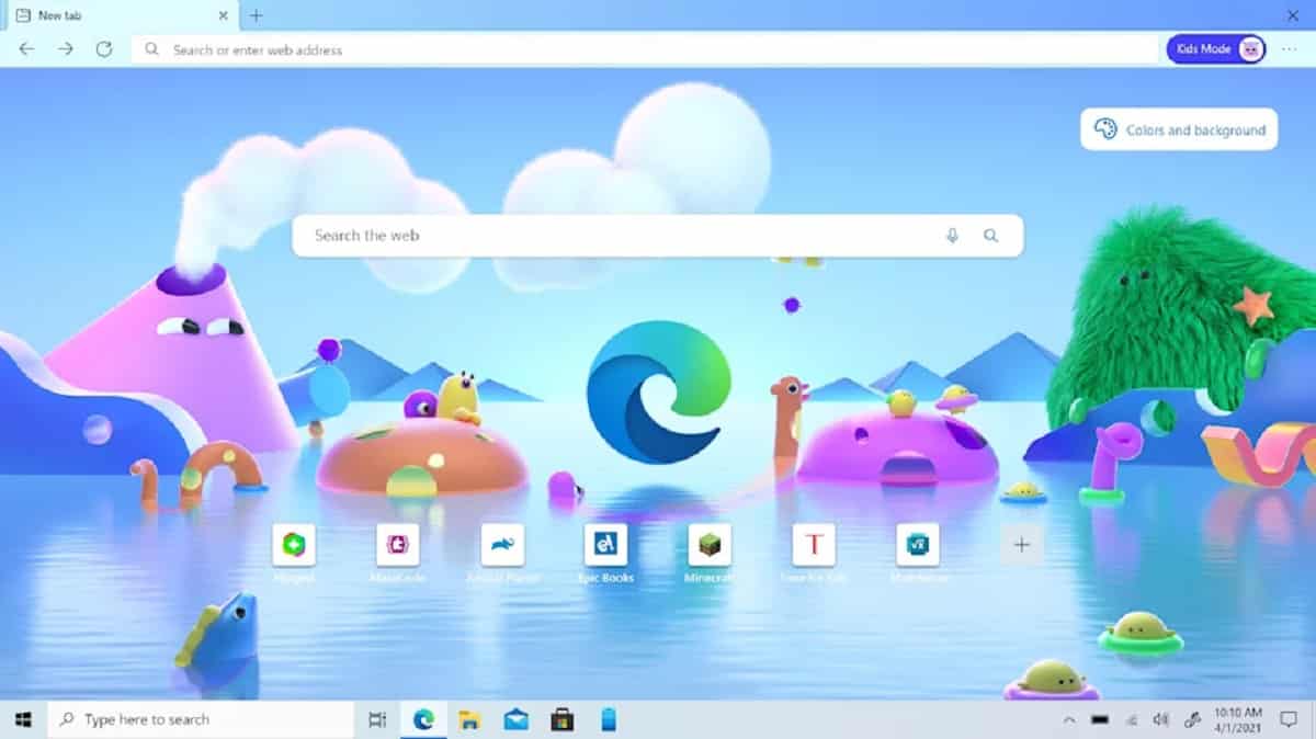 Microsoft launched Edge Kids Mode