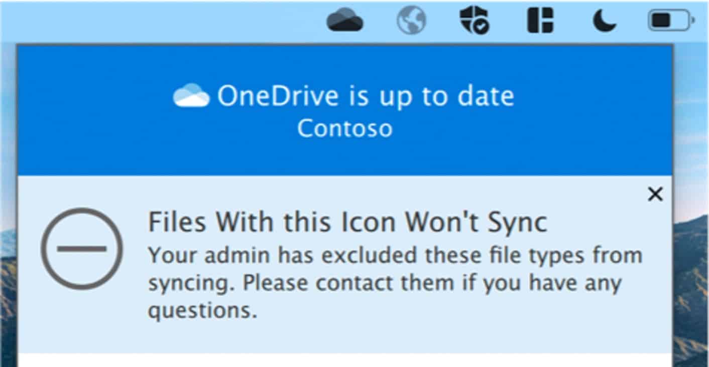 Filetype exclusion is coming soon to OneDrive for Mac