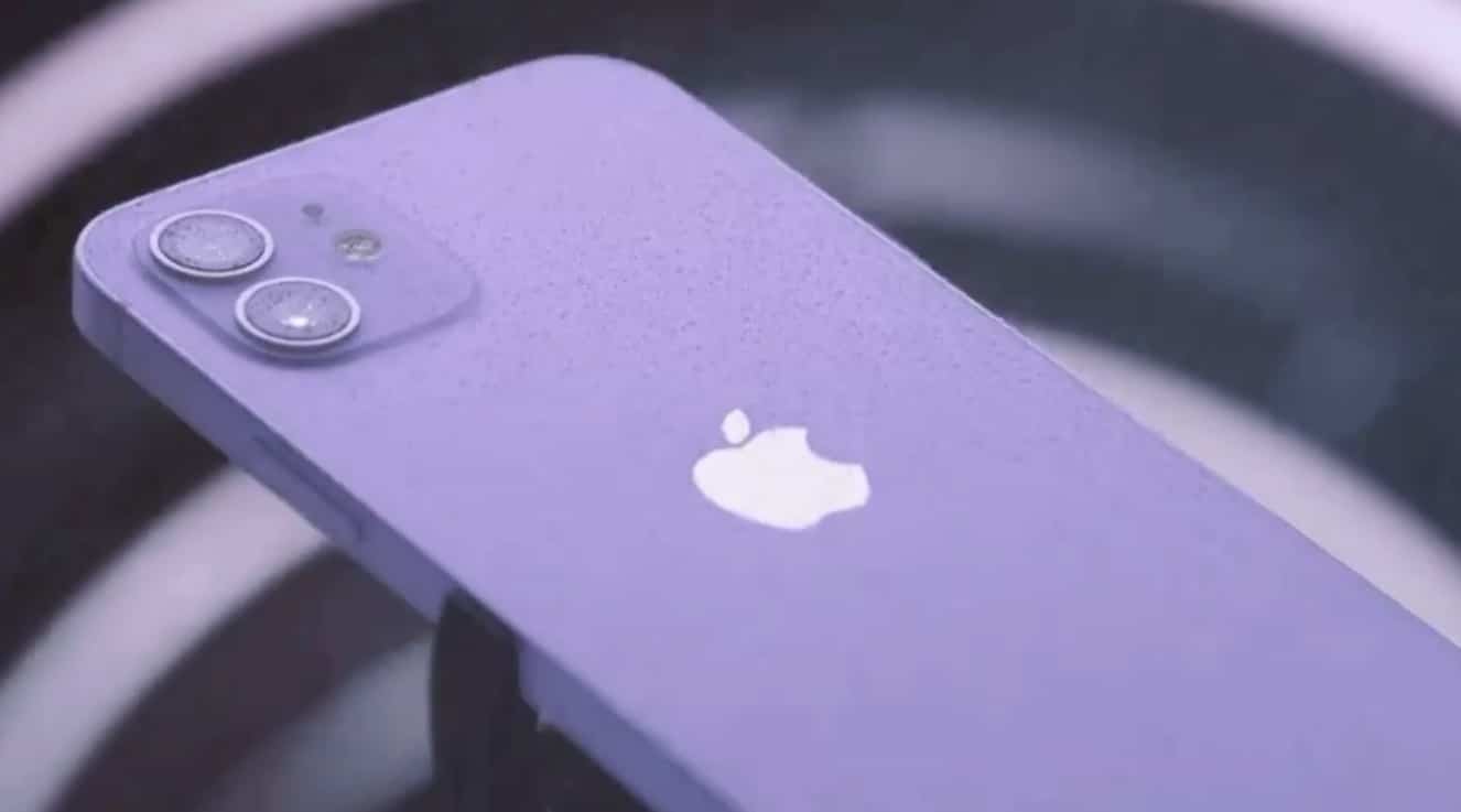 purple iPhone