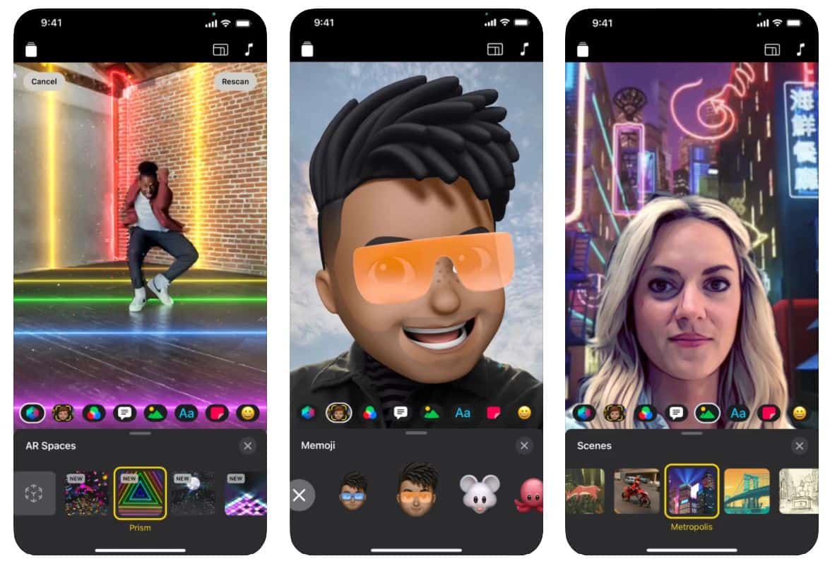 Apple Clips AR app