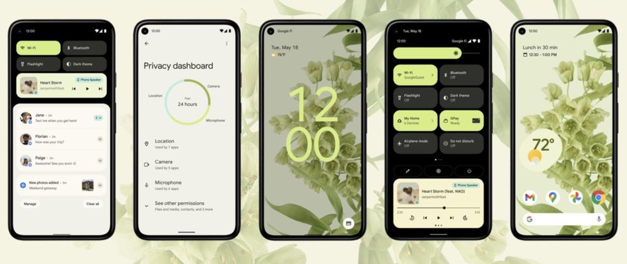 Google Android 12 with all-new design coming this year
