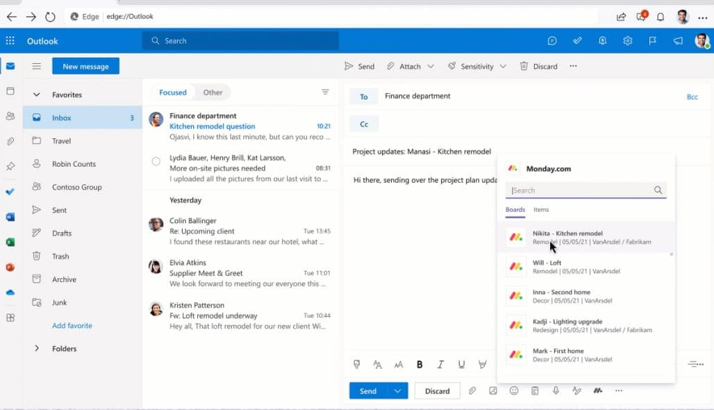 Microsoft Message Extensions Outlook