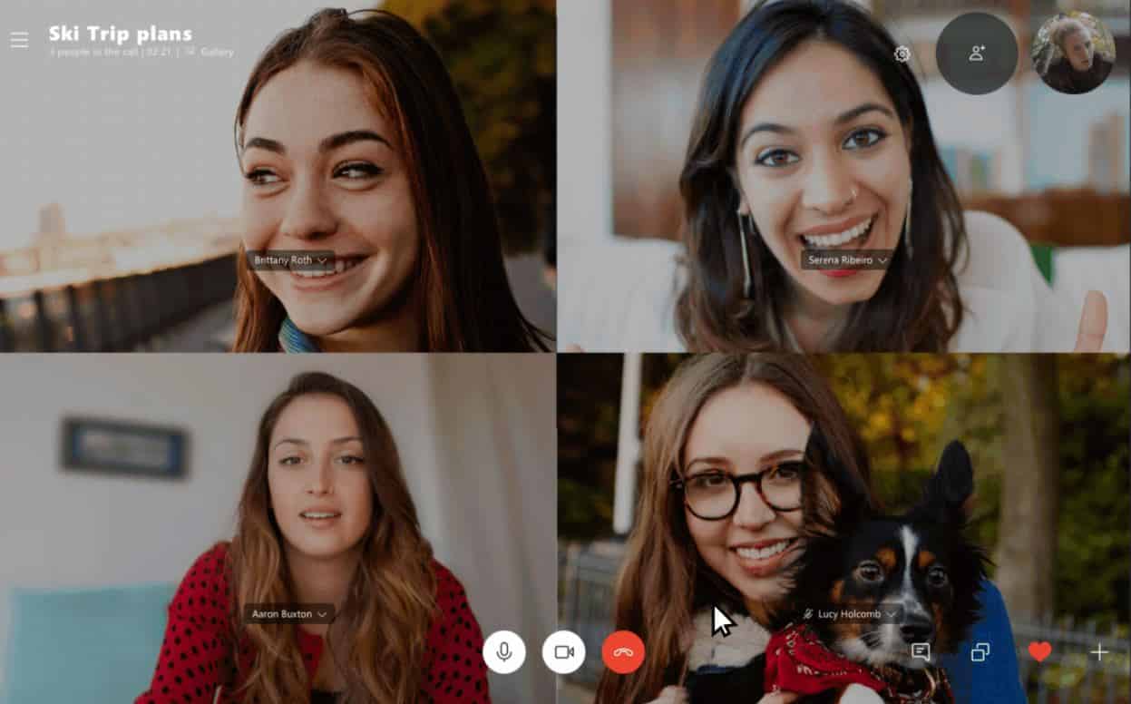 Microsoft Skype háttér elhomályosítása