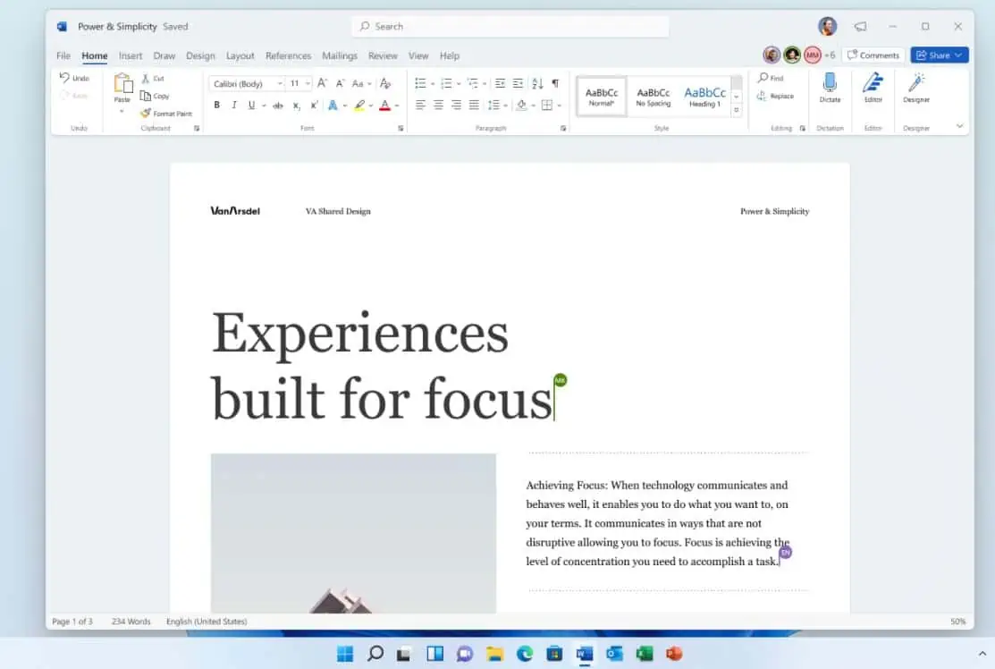 Microsoft Office Windows 11