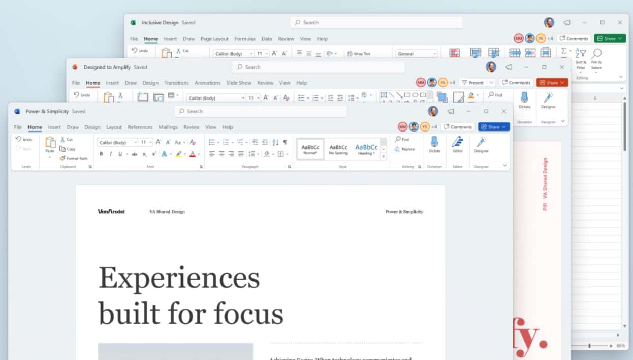 Microsoft Office apps refresh